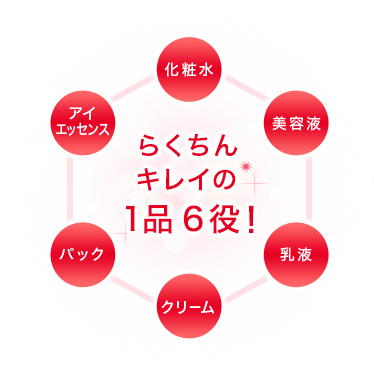 らくちんキレイの1品6役!